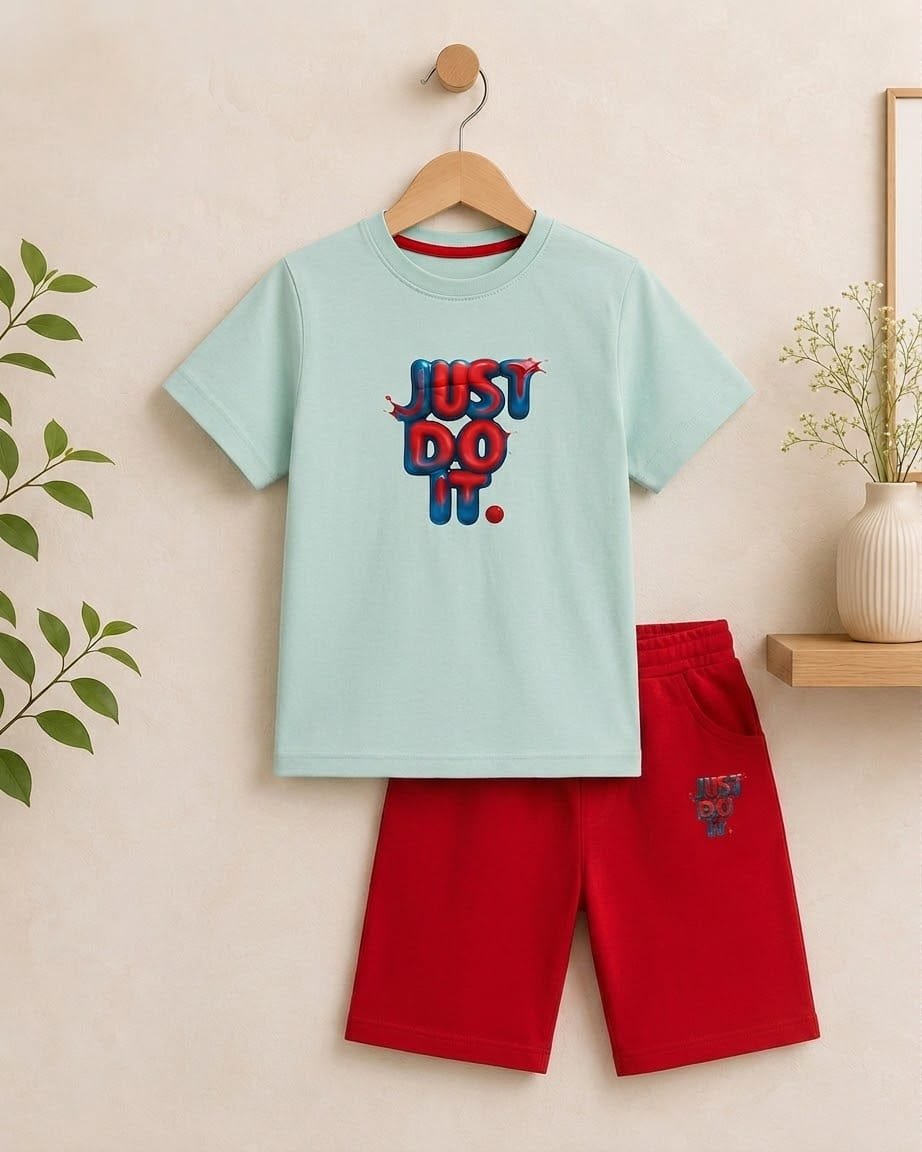 Classic Just Do It shorts set
