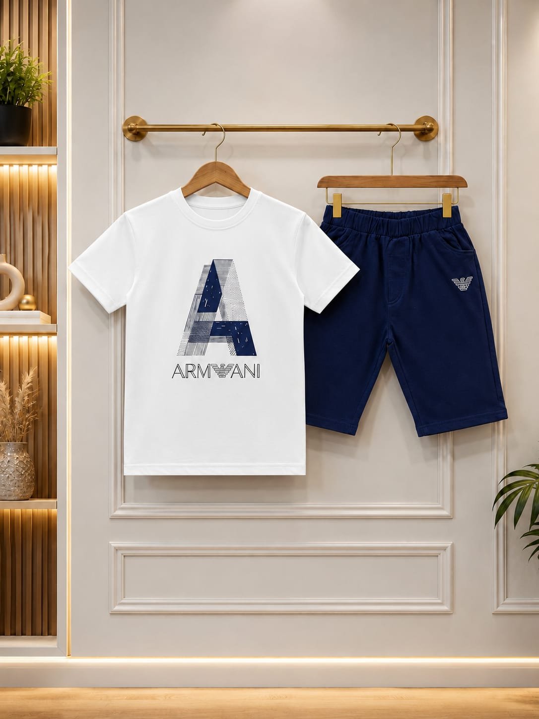 Classic Armani Shorts Set