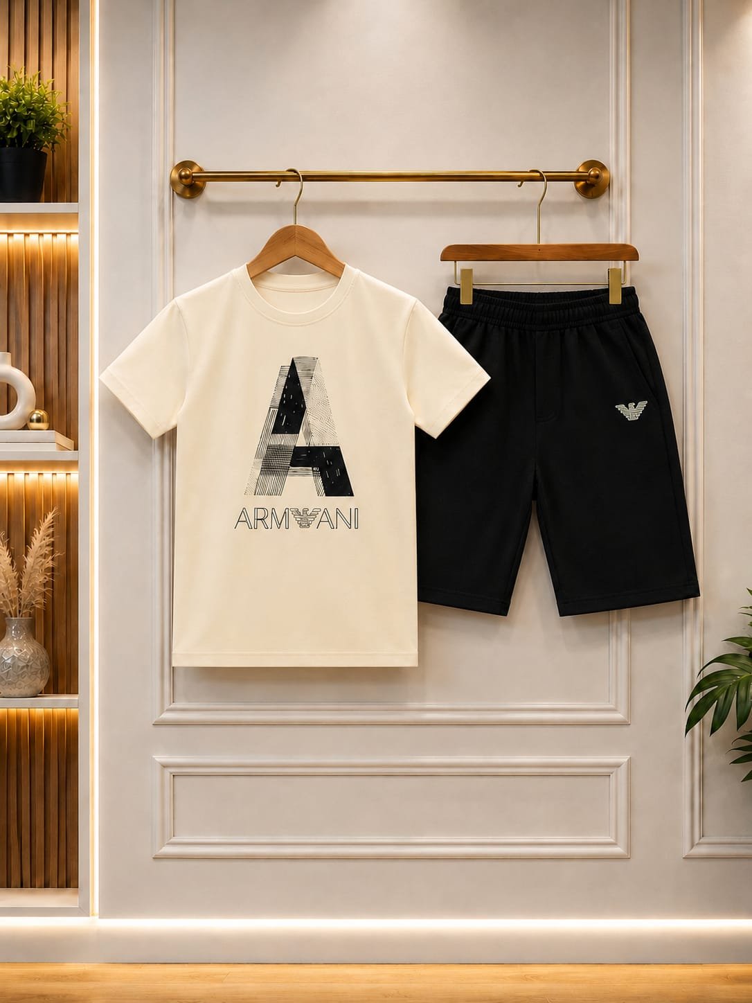 Classic Armani Shorts Set - Image 3